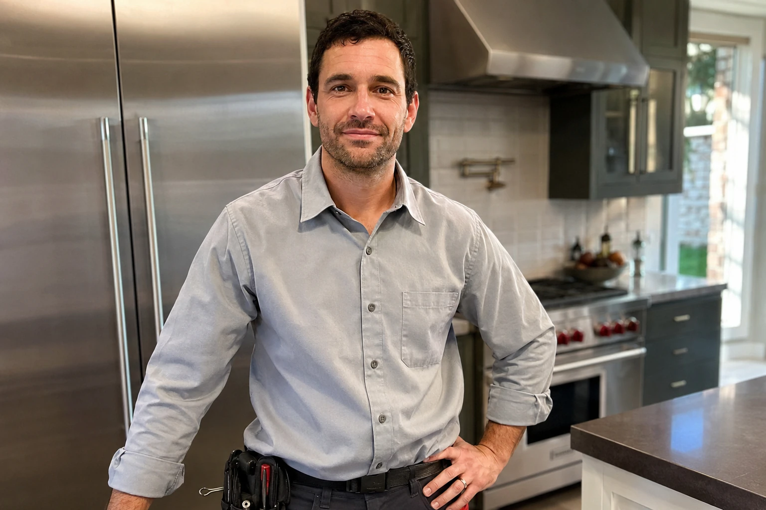 A professional Wolf appliance technician